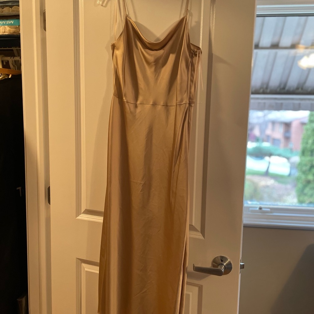 VINCE champagne slip dress Size 2 - Picture 4 of 8